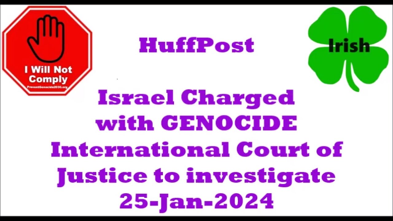 U.N. Court Acknowledges Genocide Risk In Gaza, Dealing Historic Blow To Israel And U.S. 25-Jan-2024