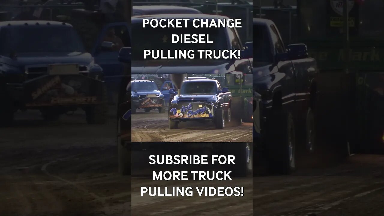 Hot Rod Diesel 4x4 Pulling Truck! #truckpulls #truckpull #truck