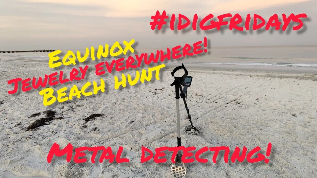 Equinox Beach Hunt • Smacking Jewelry • Metal Detecting Florida Beach • Search 4 Gold & Silver •