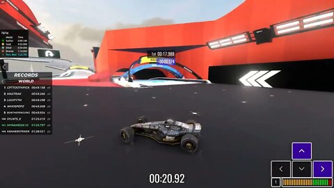 Bugsliding my way up the leaderboard - Trackmania