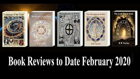 Book reviews to date February 2020.