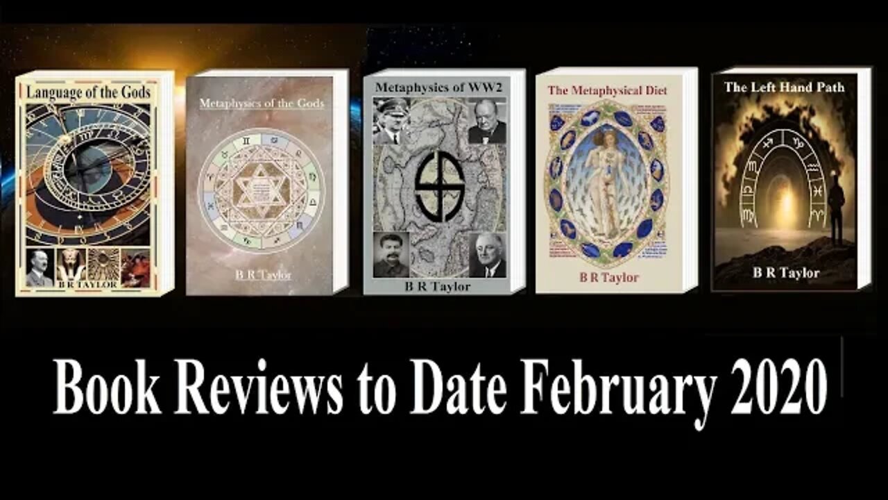 Book reviews to date February 2020.
