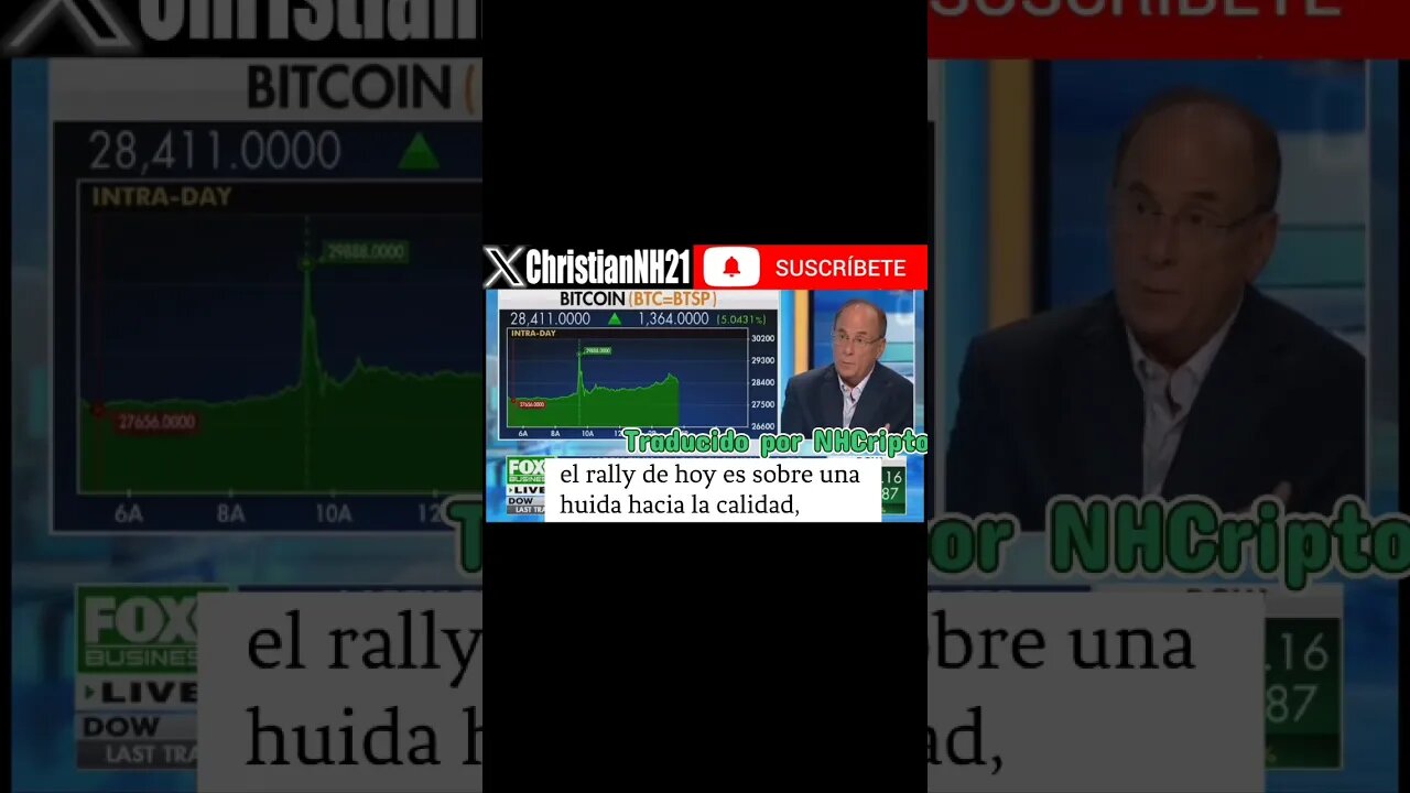 Larry Fink (CEO de BLACKROCK) habla OTRA VEZ sobre #Bitcoin y #cripto #btc