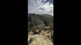 View Down Sentinel Rock