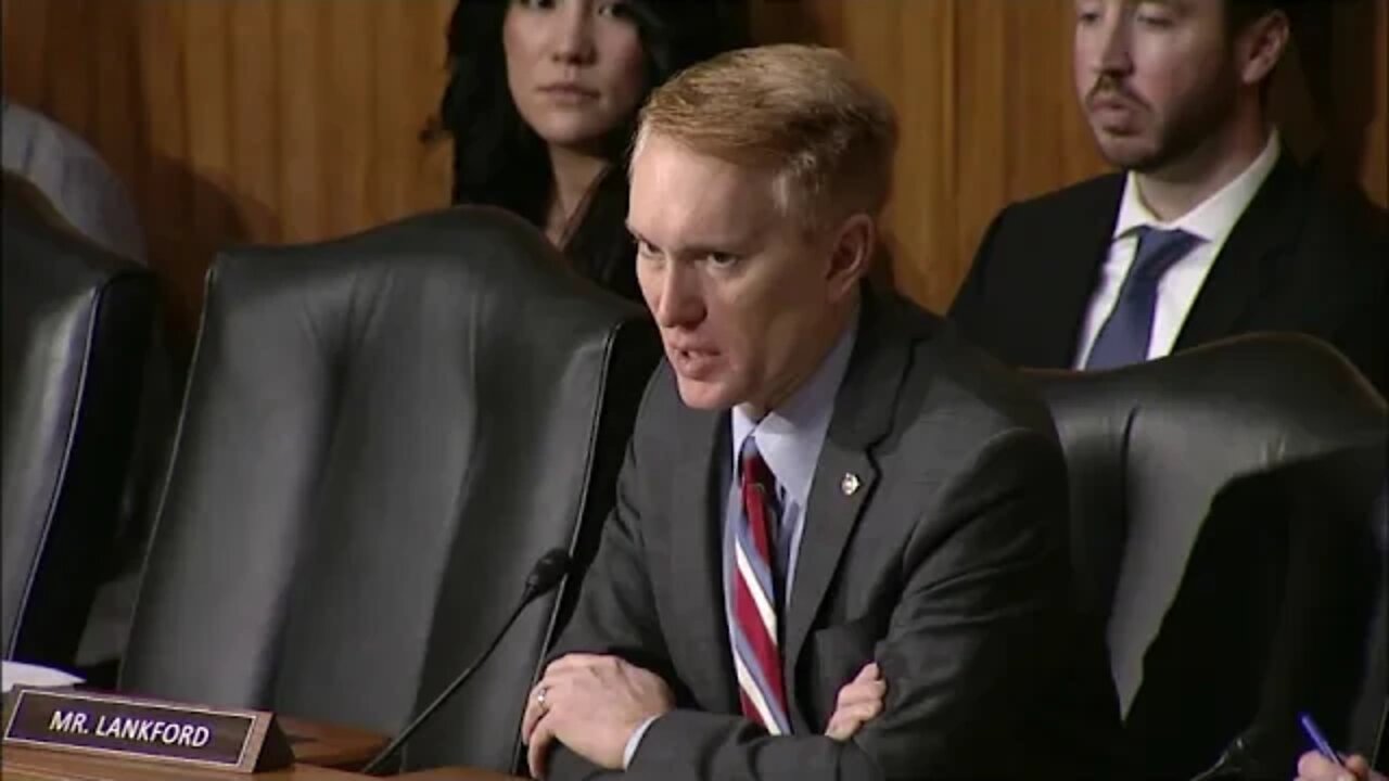 Senator Lankford Attends Senate Finance Hearing on USMCA