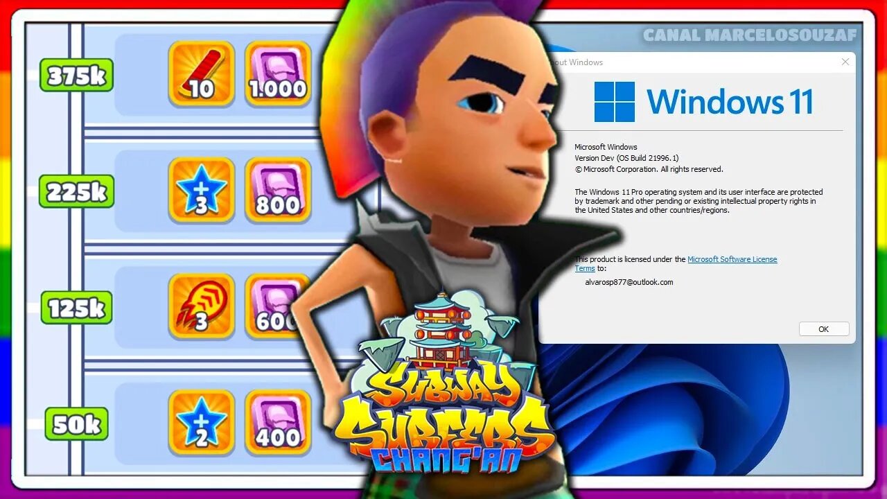 Subway Surfers Chang'an | Vazou o Windows 11 | Recorde Diário com Pride Spike