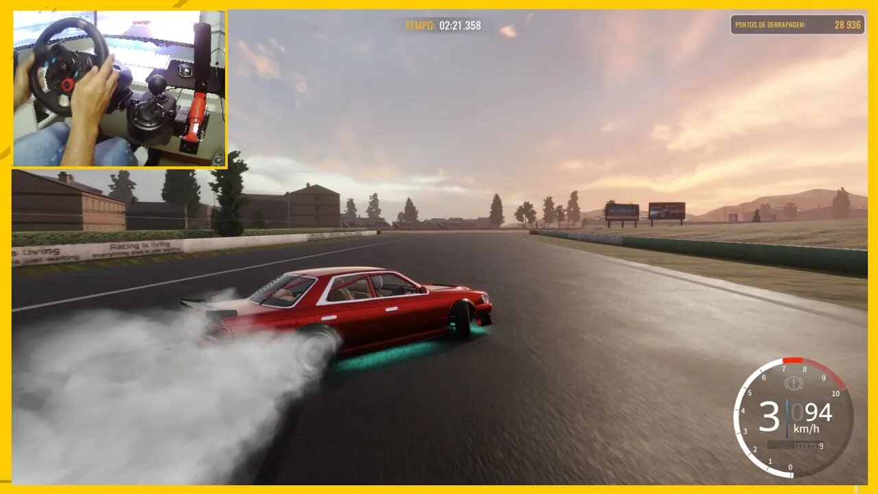 DRIFT Nissan Laurel C33 - CarX Drift Racing Online G29 com Freio de mão