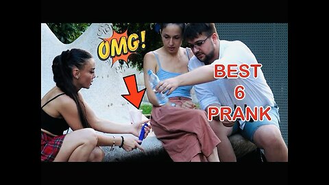 Girls pranks with public 😹😹