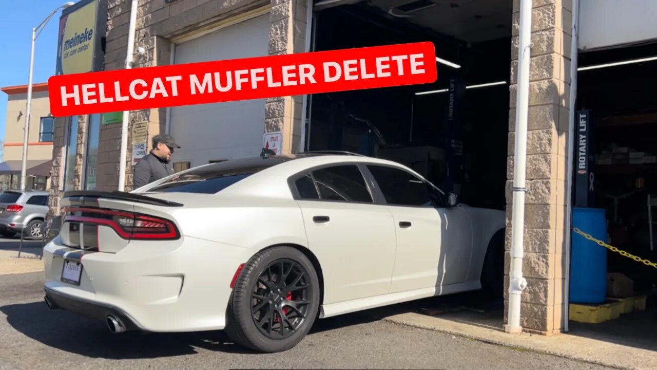 Muffler Delete on my HELLCAT CHARGER!