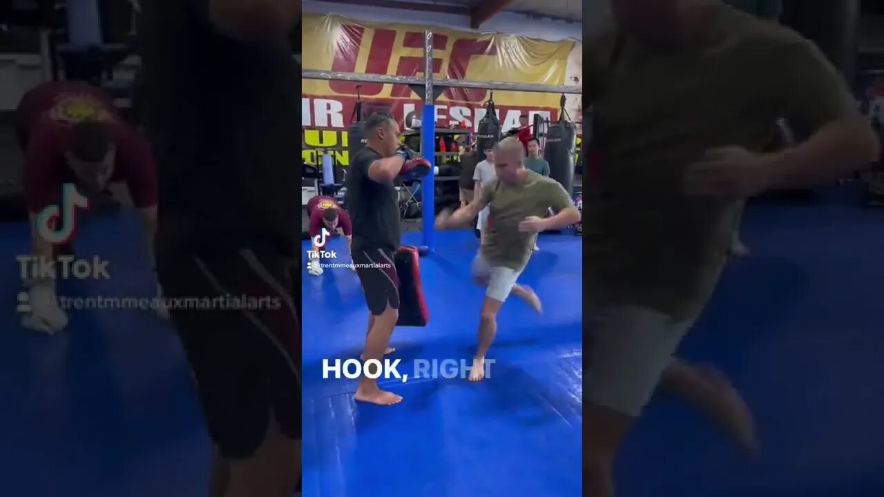 Working the body and Low Kicks