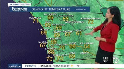 ABC 10News Pinpoint Weather for Sun. Sept. 11, 2022