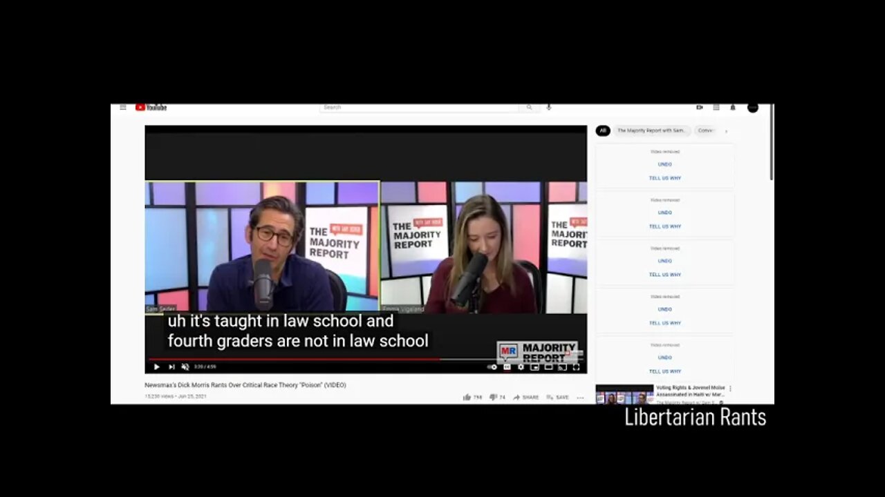 Sam Seder was Completely Wrong on Critical Race Theory and K-12 Education