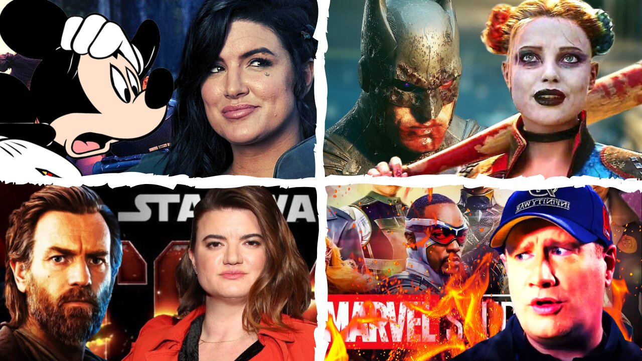 Gina Carano SUES Disney And Shills MELTDOWN, Suicide Squad Game is DEAD, Disney Star Wars TRASH
