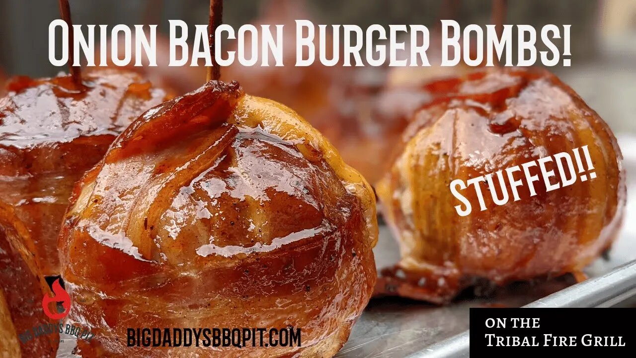 Onion Bacon Burger Bombs