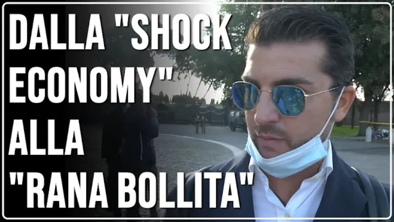 Francesco Amodeo: Dalla "Shock Economy" alla "Rana Bollita" - Marcia di Liberazione, Roma 10 Ottobre