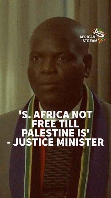 'S. AFRICA NOT FREE TILL PALESTINE IS' - JUSTICE MINISTER