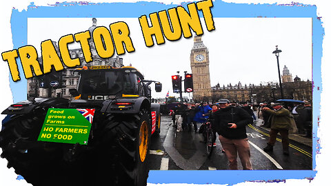 Get orf my land - UK farmers protest in central London