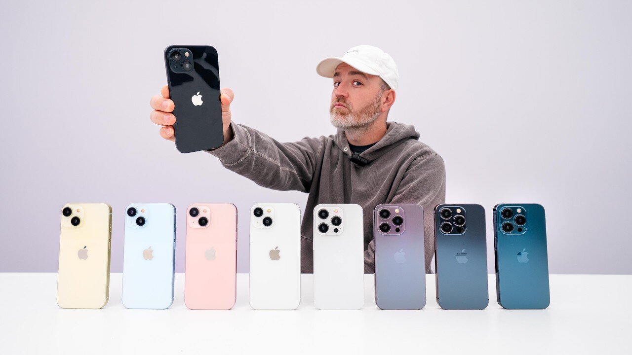 iPhone 15 and iPhone 15 Pro Colors (Mockups)