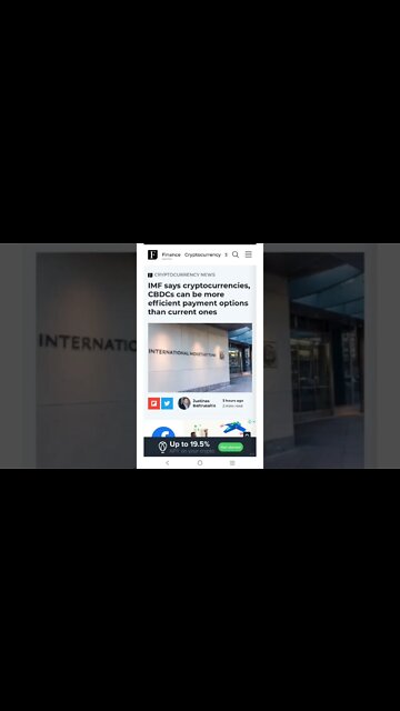 IMF Says Cryptocurrencies, More Efficient Payment Options #cryptomash #ytshorts #IMF #cryptonews
