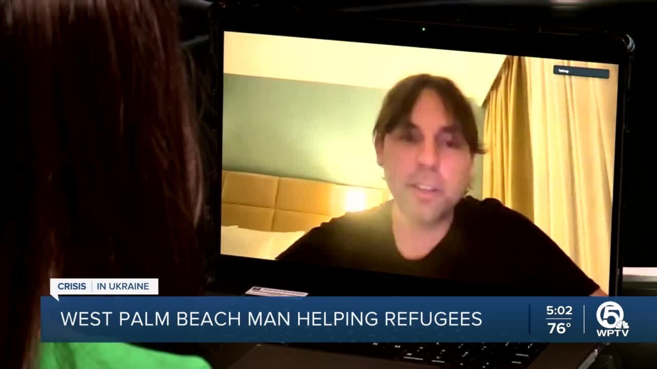 West Palm Beach man works tirelessly to help Ukrainian refugees