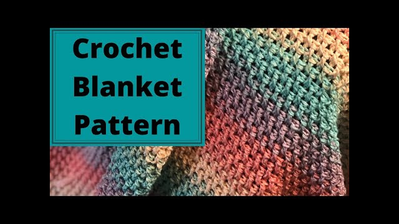 How To Crochet A Blanket For Absolute Beginners The Rainbow Blanket