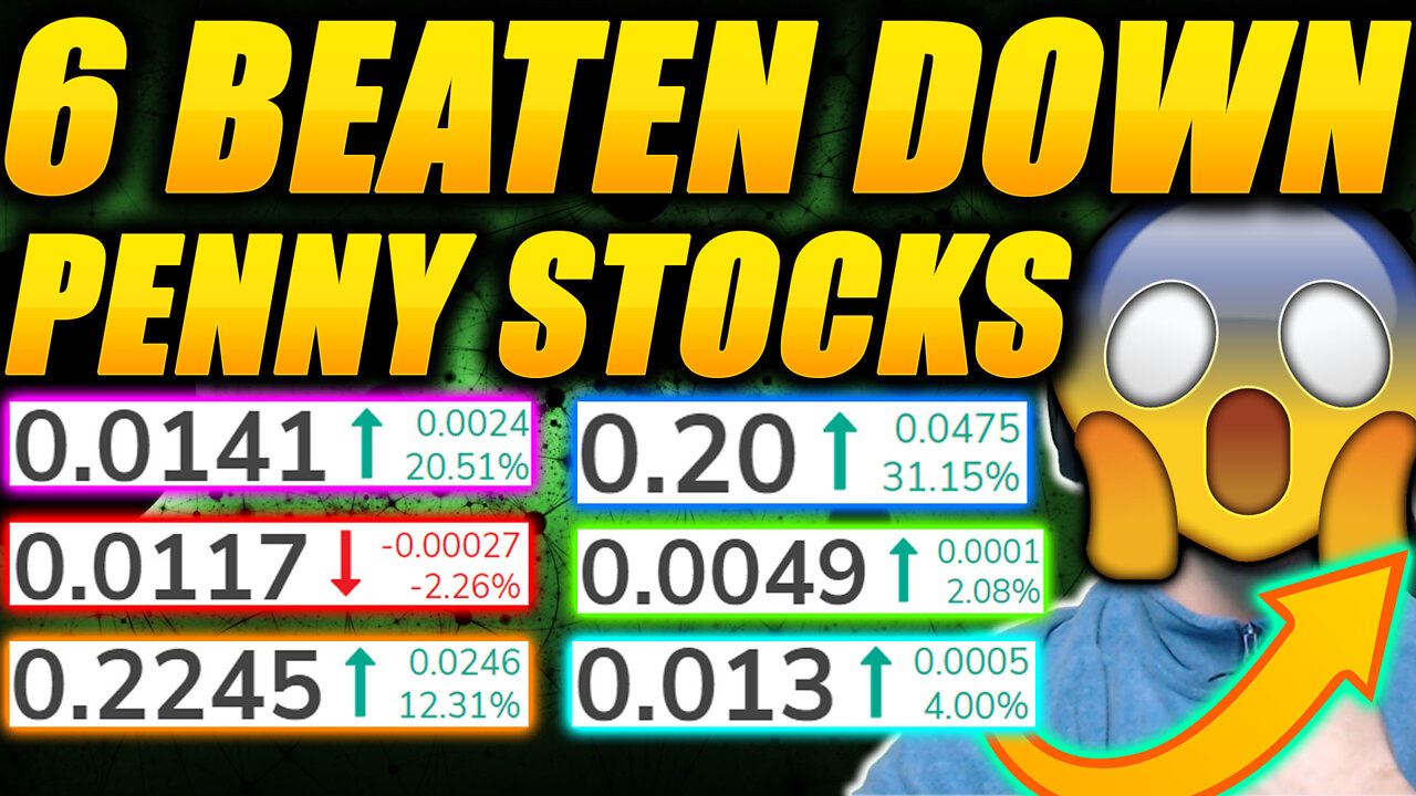 6 Penny Stocks that can 10x Soon ⚠️