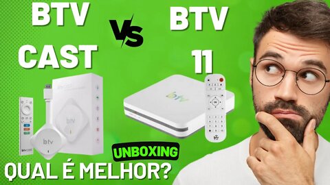 Novo Btv cast é melhor que btv 11? unboxing completa desse aparelho e dicas