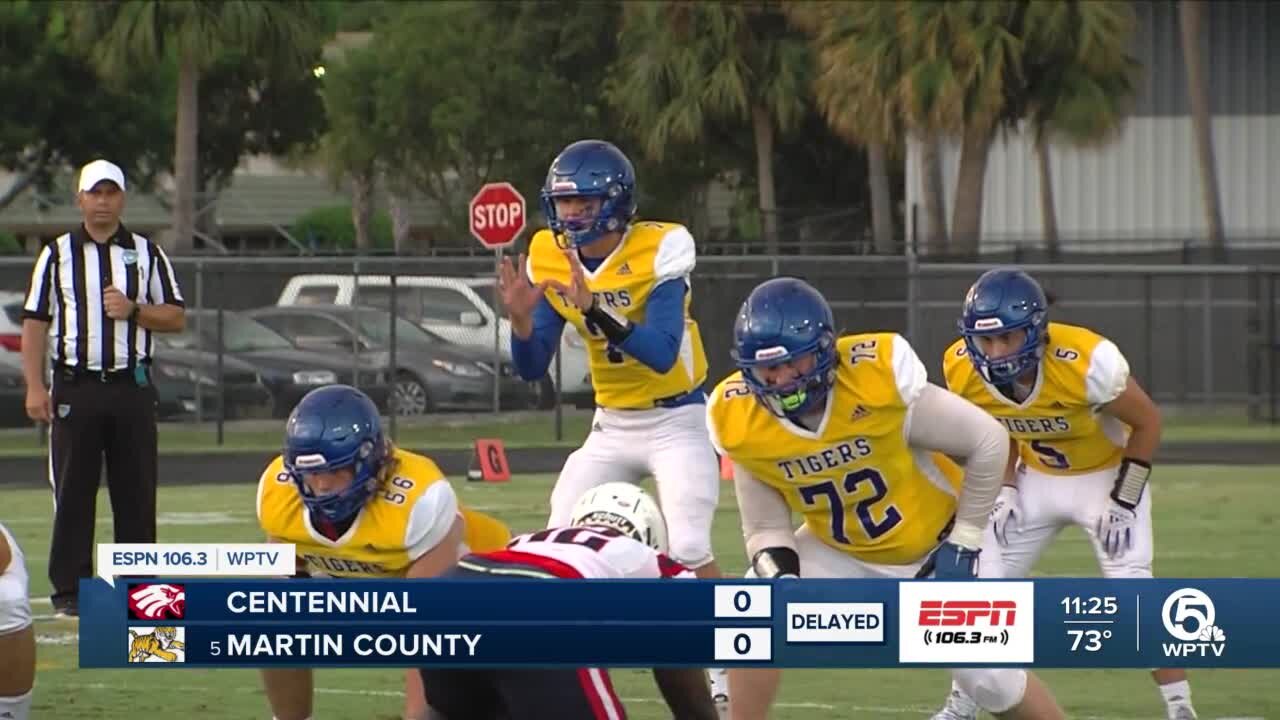 Martin County and Centennial to resume tomorrow