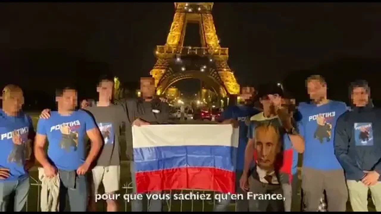 Support for Russia from Paris