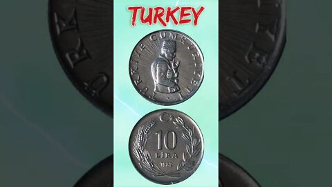Turkey 10 Liras 1982.#shorts #education #coinnotesz