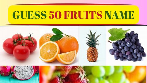 🍌🍍🍓🍉Guess the Fruit in 5 Seconds🍓🍉 I 50 Different Types of Fruit I #quiz #foryou #viral #trending
