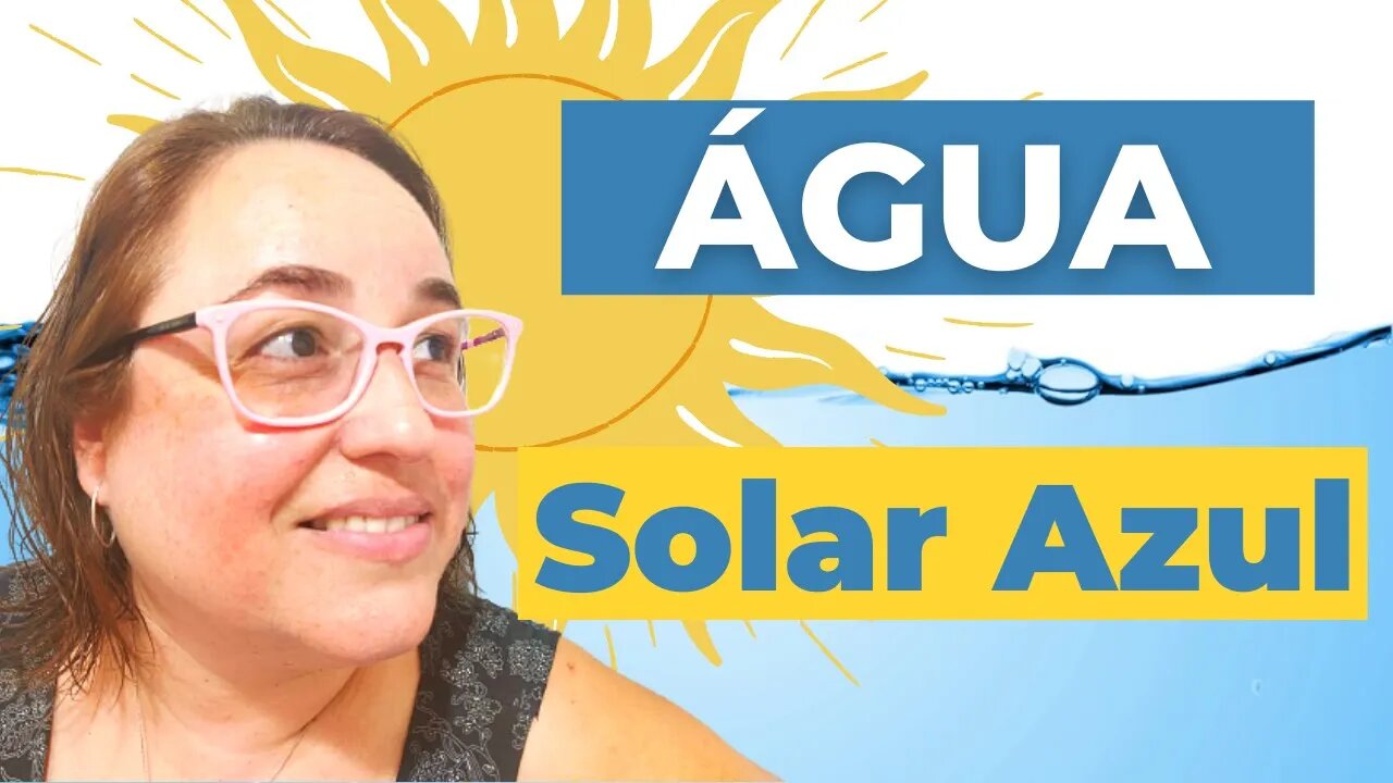 ÁGUA SOLAR AZUL Ho'oponopono