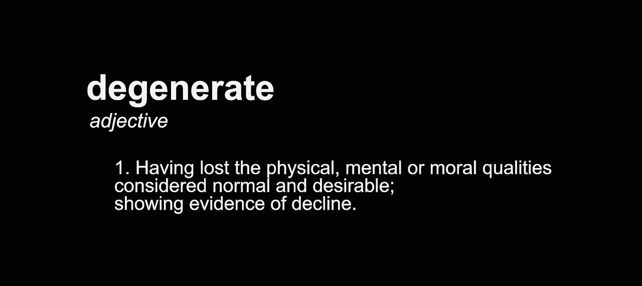 Societal Collapse - The Borderline Degenerate Wants Access To Your Kids