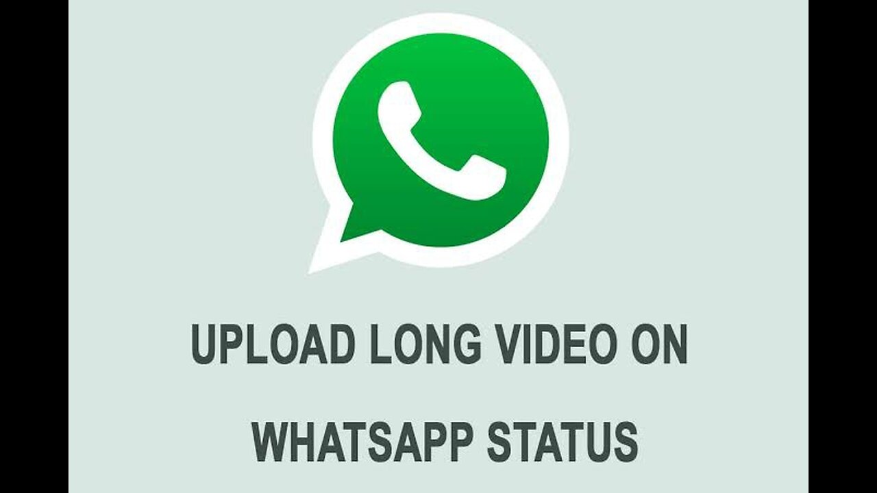 How to upload long status on whatapp