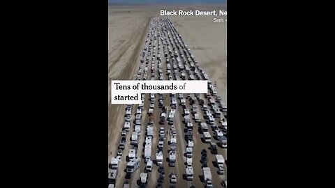 Tens of thousands stranded at burning man