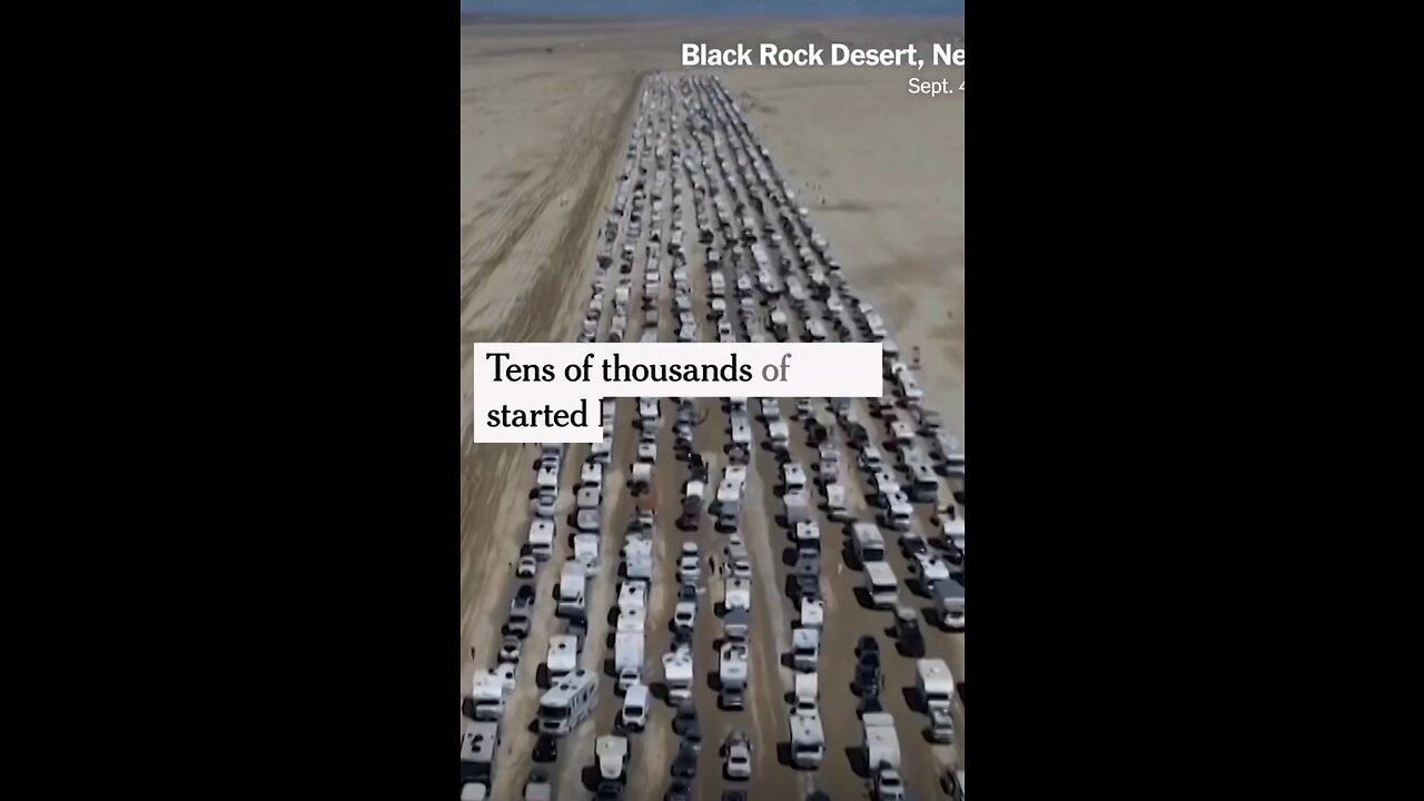 Tens of thousands stranded at burning man