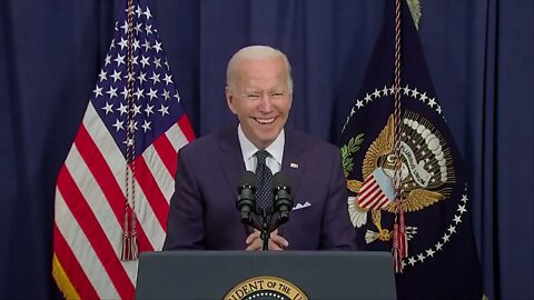 Joe Biden Laughs At Reporter Who Said He's Under "Fire" For Fist Bump With Saudi Crown Prince