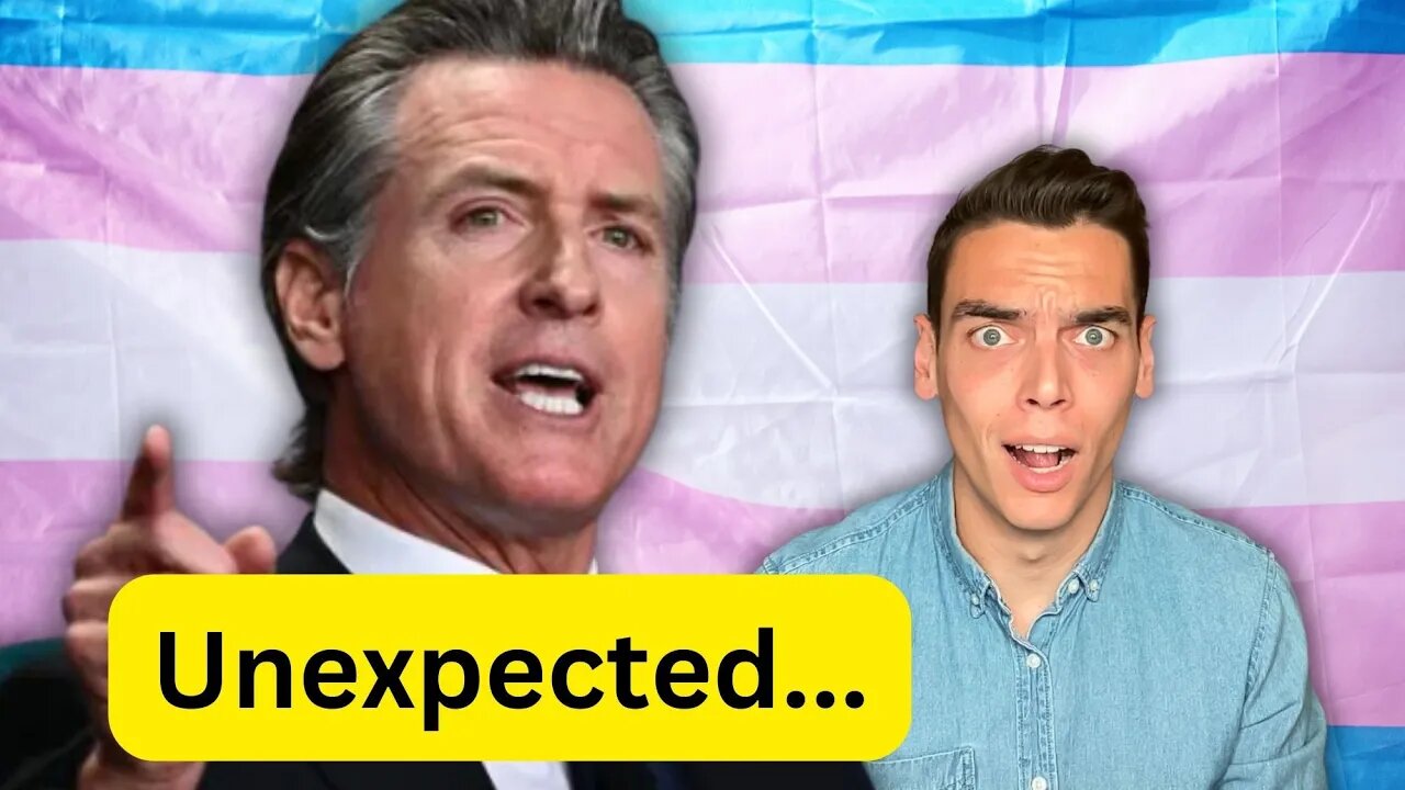 Democrat Governor Gavin Newsom BREAKS WITH trans activists 👀