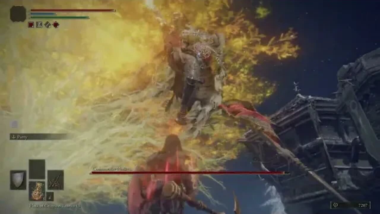 Elden Ring Commander Niall Solo No Summons Bleeds Magic Boss Battle