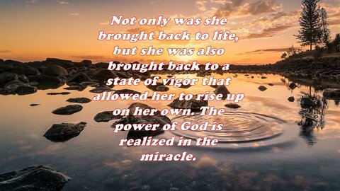 Daily Bible Verse Commentary - Acts 9:40