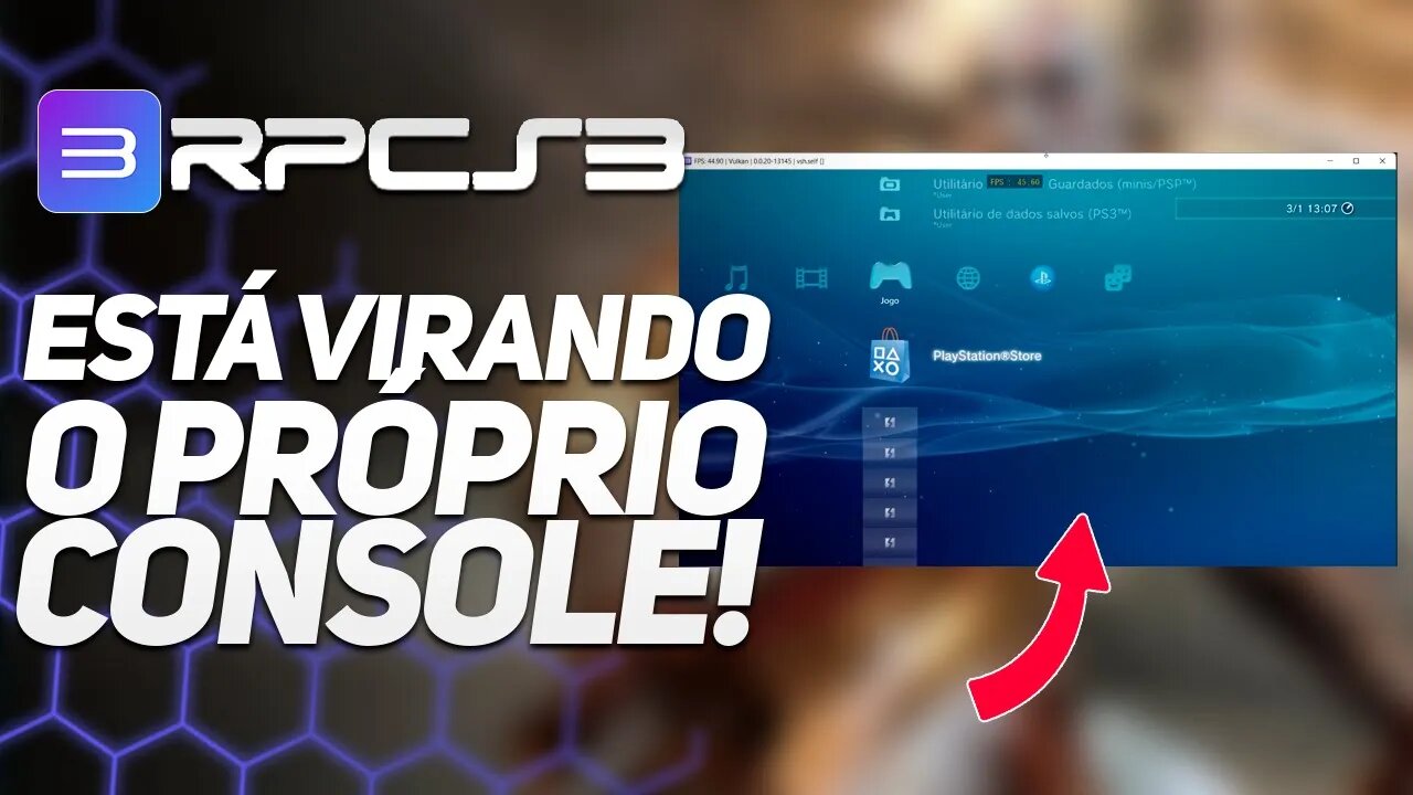 RPCS3 ESTÁ VIRANDO O PRÓPRIO CONSOLE!
