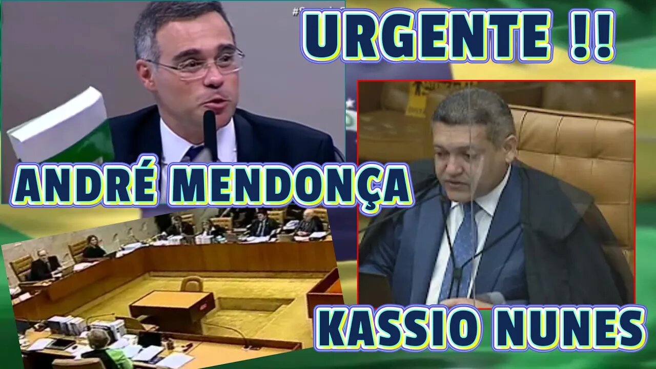 URGENTE BRASIL !!! ANDRÉ MENDONÇA PARA O STF PEDINDO VISTAS NO CASO FRANCISHINI, E SE ALIA A KASSIO