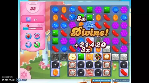 Candy Crush Level 803 Audio Talkthrough, 2 Stars 0 Boosters