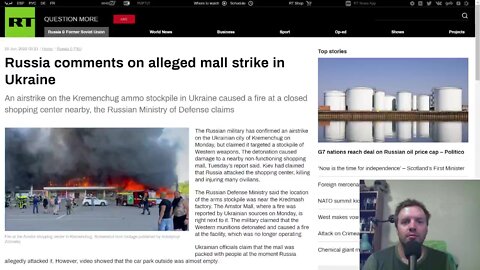 Mall fire update: Russia was attacking arms stockpile near Kredmash, fire was unintentional