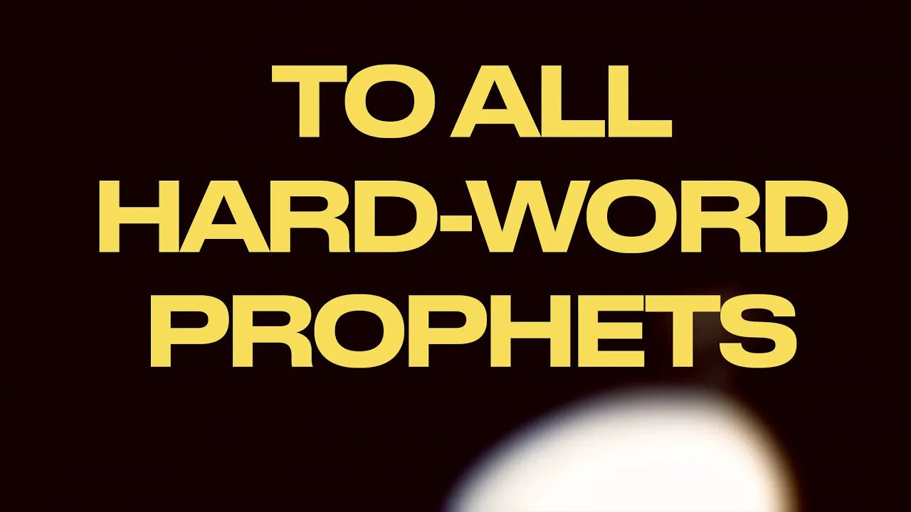 To All HARD-WORD Prophets!! Bring Us To Our Knees!