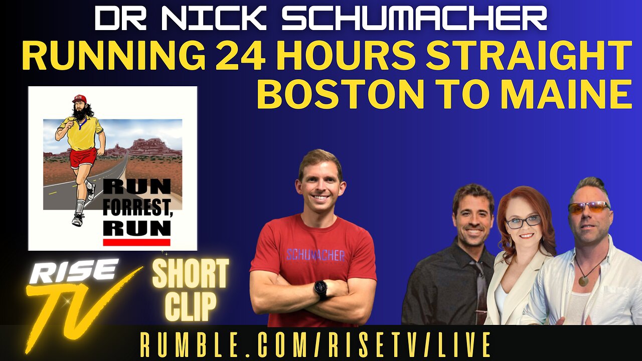 RUNNING 24 HOURS STRAIGHT, BOSTON TO MAINE, RUNNING WITH A PIZZA W/ DR NICK SCHUMACHER