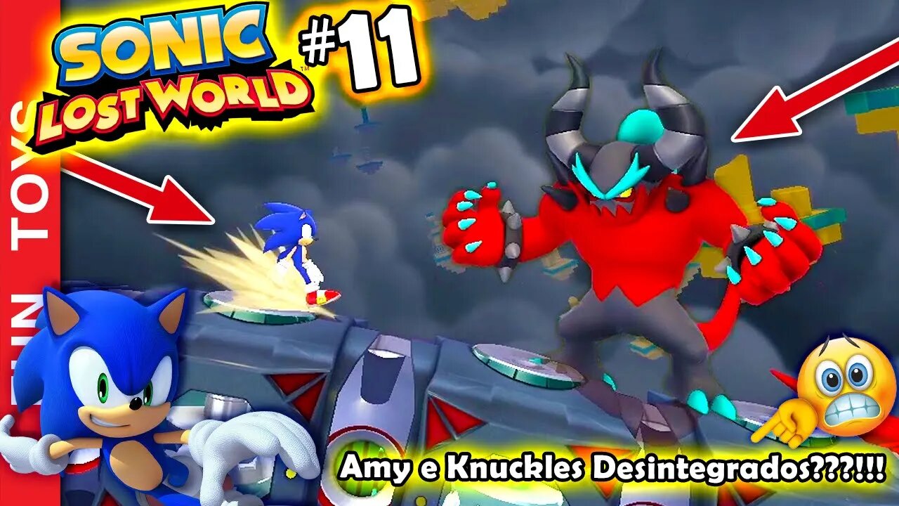 🔵 SONIC LOST WORLD #11 - Amy e Knuckles foram DESINTEGRADOS!? O que esta acontecendo neste jogo???