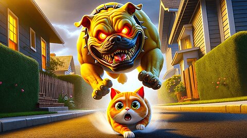 Dogs chasing Cat👀👀