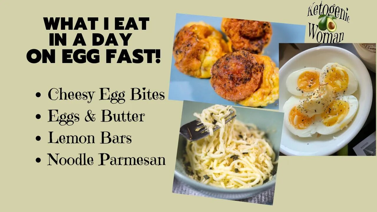 What I Eat in a Day on Egg Fast! | Cheesy Egg Fast Bites, Egg Noodle Parmesan