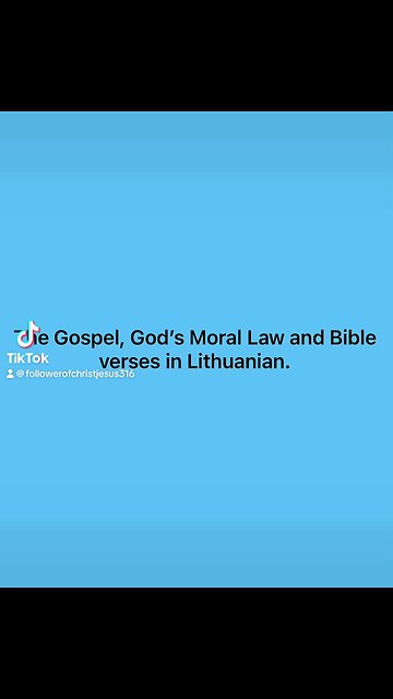 Tonight's Gospel translations Lithuanian and Lao. #gospel #bibleverses #tencommandments